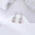 wholesale 925 Sterling Silver Teardrop Fox Drop Earrings - Gifts for Women-0-3