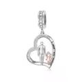 wholesale 925 Sterling Silver Family Love Charm Bracelet Wholesale for Daughter Mother Lover - Birthday Valentine's Day Gifts-0-66
