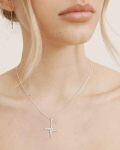 wholesale 925 Sterling Silver Cross Catholic Patron Saint Medal Necklace Pendant Amulet-0-4