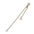 wholesale 18k Rose Gold Chain Bracelet With Ball Bead And Round Tag-0-0