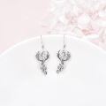 wholesale 925 Sterling Silver Vintage Phoenix Dangle Earrings for Women Gothic  Idea-0-2