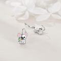 wholesale 925 Sterling Silver Cartoon Koala Leaf Drop Dangle Hook Studs Earring Gifts for Women Girls Kids-0-3