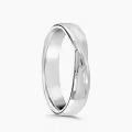 TOUPOP 14K Gold Bow Tie Men's Engraved Name Wedding Promise Ring-0-2