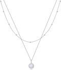 wholesale 925 Sterling Silver Layered Necklace with Opal Pendant s for Women-0-0