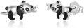 wholesale 925 Sterling Silver Panda Stud Earrings for Women Girls Hypoallergenic -0-0