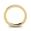 TOUPOP 10k/14k/18k Solid Gold Moissanite Personalized Engagement Ring-0-3