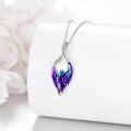 wholesale 925 Sterling Silver Platinum-Plated Phoenix Necklace for Women, Anti-Tarnish, Hypoallergenic Jewelry Gift-0-3