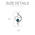 TOUPOP Sterling Silver Heart Pendant Necklace, Always My Mother Forever My Friend-0-2