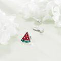 wholesale 925 Sterling Silver Watermelon Slice Stud Earrings - Fruit  for Her-0-2