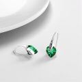 wholesale 925 Sterling Silver Heart Drop Earrings Wholesale With Cz And Celtic Design-0-3