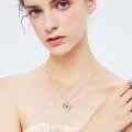 TOUPOP Sterling Silver Mom Pendant Necklace Women Jewelry Gifts-0-1