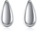 wholesale 925 Sterling Silver Tear Drop Stud Earrings for Women Minimalist Waterdrop Earings Gifts-0-0