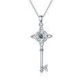 wholesale 925 Sterling Silver Moissanite Witches Knot Necklace Witch Jewelry for Women-0-33