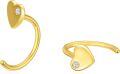 wholesale 14K Gold Diamond Heart Infinity Love Cross Triangle Lightening Daisy Huggie Hoop Earrings for Women-0-0
