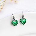 wholesale 925 Sterling Silver Heart Drop Earrings Wholesale With Cz And Celtic Design-0-2