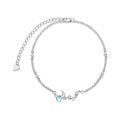 wholesale 925 Sterling Silver Moon & Star Charm Adjustable Bracelet for Women and Girls Gift-0-0