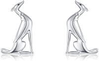 wholesale 925 Sterling Silver Greyhound Dog Stud Earrings Gift for Women-Greyhound Earrings
