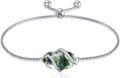 wholesale  Sterling Silver Gemstone Dainty Link Bracelet for Women -0-30