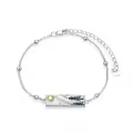 TOUPOP Sterling Silver Abalone Shell Mountain Bracelet Nature Jewelry Gift-0-0