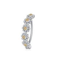 wholesale 16G 925 Sterling Silver Gold Plated Daisy Flower Belly Button Ring, Nickel-Free Hypoallergenic Navel Jewelry for Women-Daisy (16G&12MM)