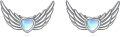 wholesale 925 Sterling Silver Heart & Wings Moonstone Stud Earrings for Women-0-0