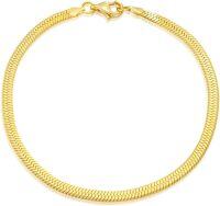 wholesale 18K Gold (Au750) Nickel-Free Hypoallergenic Lightweight Durable Chain 0.7mm-2.8mm Lobster Clasp Gift for Women-7inch
