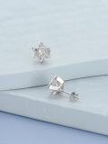 wholesale 925 Sterling Silver Triangle CZ Stud Earrings for Women - Minimalist Fashion  Ideas-0-3