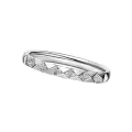 TOUPOP 10k/14k/18k Gold/925 Silver Moissanite Customized Couples Wedding Rings Set-0-3