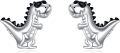wholesale 925 Sterling Silver Animal Stud Earrings - Dinosaur Design-0-0
