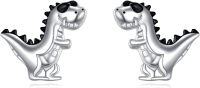 wholesale 925 Sterling Silver Animal Stud Earrings - Dinosaur Design-Dinosaurs