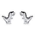 wholesale 925 Sterling Silver Animal Stud Earrings - Dinosaur Design-0-0