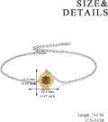 wholesale 925 Sterling Silver Gold Plated Lotus Flower Charm Anklet for Women-0-2