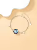 TOUPOP 925 Sterling Silver Layered Turtle Ankle Bracelet Beach Ocean Jewelry-0-3