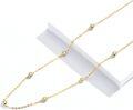 wholesale White Gold Plated Sterling Silver CZ Thin Choker Necklace for Women-0-2