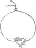 wholesale 925 Sterling Silver 925 Adjustable Dragon CZ Charm Anklet Gift for Women-0-0
