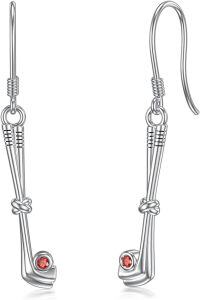 wholesale TOUPOP Golf Earrings For Women Sterling Silver Golf Club Dangle Drop Earrings Golf Sport Jewelry Christmas Xmas Birthday Gifts For Her Women Mom Grandma -undefined