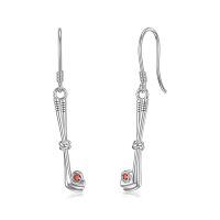 TOUPOP Sterling Silver Golf Club Dangle Drop Earrings Gift For Women-undefined