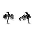 wholesale 925 Sterling Silver Black Dragon Ear Cuff Non-Piercing Cartilage Wrap Gothic Punk s for Women-0-0