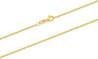 wholesale 14K Yellow Gold Durable Strong Real Cuban Link Curb Chain 0 8 2 6mm-16inch 0.8mm Box Chain
