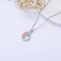 TOUPOP Sterling Silver Daffodil & Jonquil Birth Flower Necklace-0-2