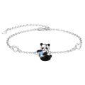 wholesale 925 Sterling Silver Panda Bracelet Animal s for Women Daughter Her Adjustable-0-0