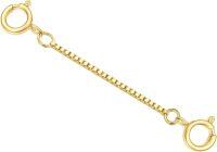 wholesale 10K Yellow Gold 1 2 3 4 5 Necklace Extender Chain w Double Spring Clasp Bracelet Anklet Extension-Style 4 2inch