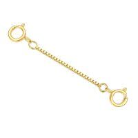 wholesale 10k Gold Extension Chain With Lobster Clasps For Jewelry Making-Style 4 2inch