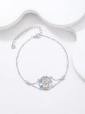 TOUPOP Sterling Silver Stone Tree Of Life Mountain Bracelet For Women-0-1