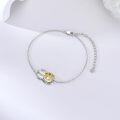 wholesale 925 Sterling Silver Pineapple Bracelet for Women - Hypoallergenic Fruit Jewelry Gift-0-1