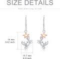 wholesale 925 Sterling Silver Star Crab Drop Earrings for Women Girls Gift Idea-0-5