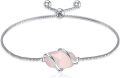 wholesale  Sterling Silver Gemstone Dainty Link Bracelet for Women -0-42