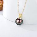 TOUPOP 14k Yellow Gold Natural Pearl Necklace For Women-0-2