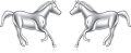wholesale 925 Sterling Silver Horse Stud Earrings - Hypoallergenic Gift for Women-0-0
