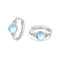 wholesale 925 Sterling Silver Moonstone Celtic Knot Wholesale And Earring Set-0-0